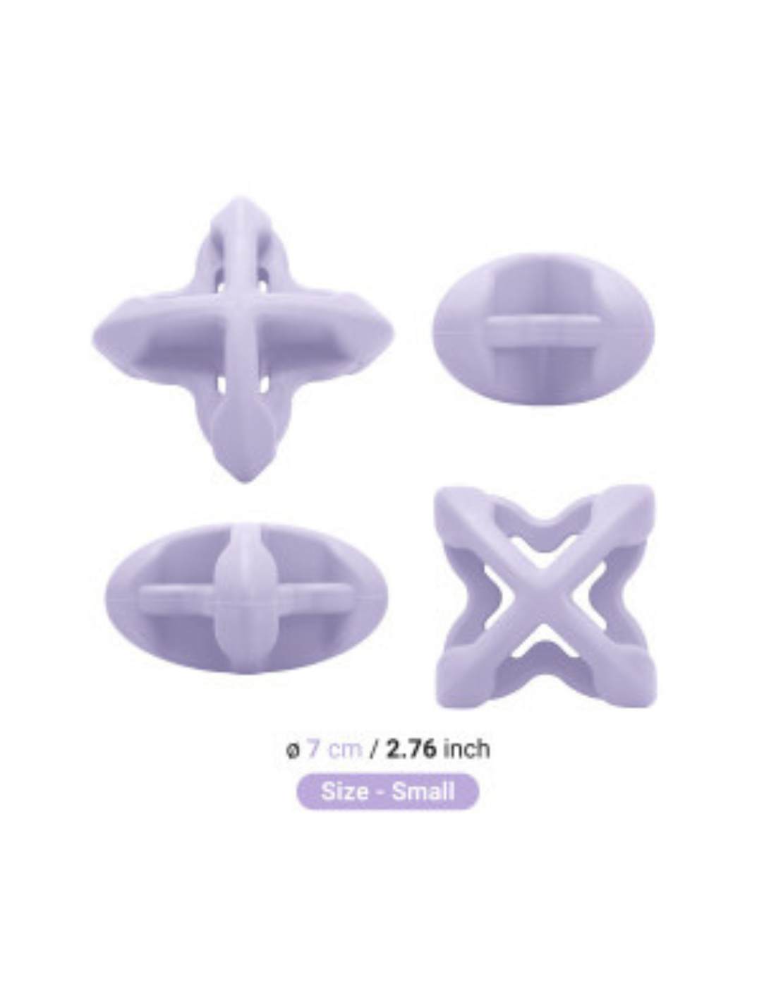 Kauwspeeltje te vullen met lekkers, de Chewtastic Geometrics Gentle Natural Rubber Soft - Paars Kauwspeeltje te vullen met lekkers, de Chewtastic Geometrics Gentle Natural Rubber Soft - Paars