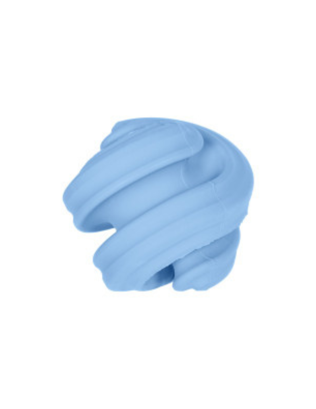 Chewtastic Geometrics Gentle Natural Rubber Soft - blauw