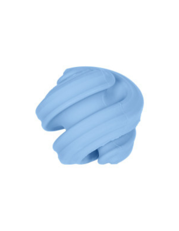 Chewtastic Geometrics Gentle Natural Rubber Soft - blauw Chewtastic Geometrics Gentle Natural Rubber Soft - blauw