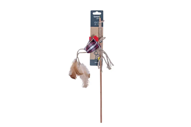 Quapas! Kattenspeeltje hengel kip Quapas! Kattenspeeltje hengel kip