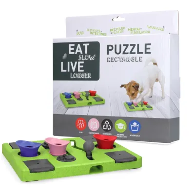Eat Slow Live Longer - Puzzel Rectangle (ook uitleen mogelijk)