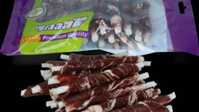 Braaaf Roll sticks 12 cm lam en vis (25 st)