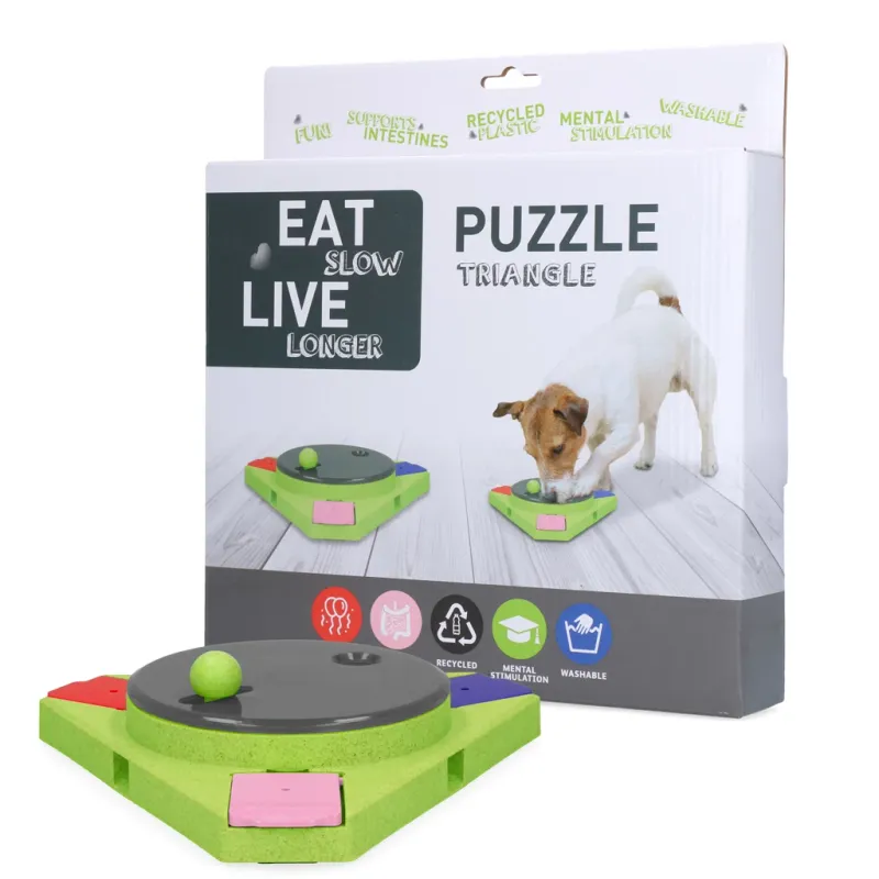 Eat Slow Live Longer - Puzzel Triangle (ook uitleen mogelijk) Eat Slow Live Longer - Puzzel Triangle (ook uitleen mogelijk)