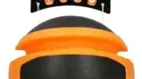 Dog Comets Bal Sun Oranje met groeven Dog Comets Bal Sun Oranje met groeven