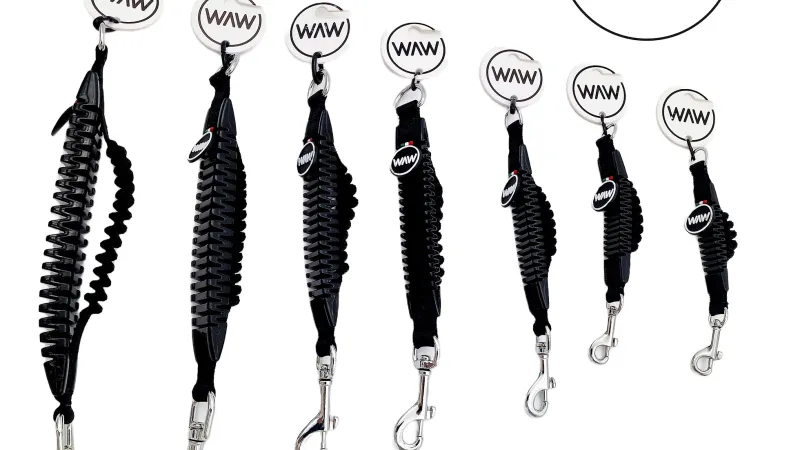 WAW easy dog walk 'schokdemper' Zwart