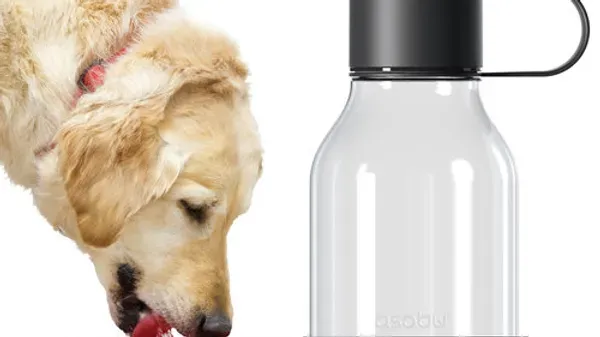 Lichtgewicht en stevige drinkfles met beker /Dog Bowl Bottle Tritan