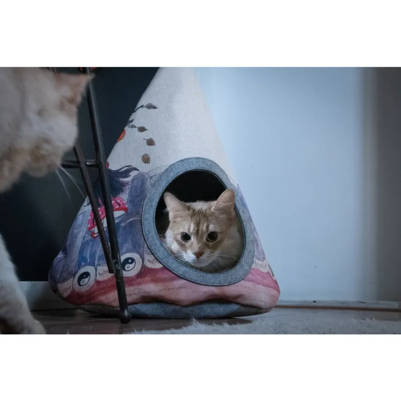 Takara Tipi tent Yin Yang voor de kat