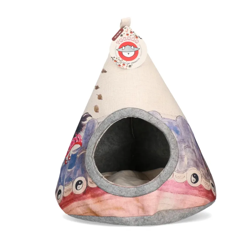 Takara Tipi tent Yin Yang voor de kat