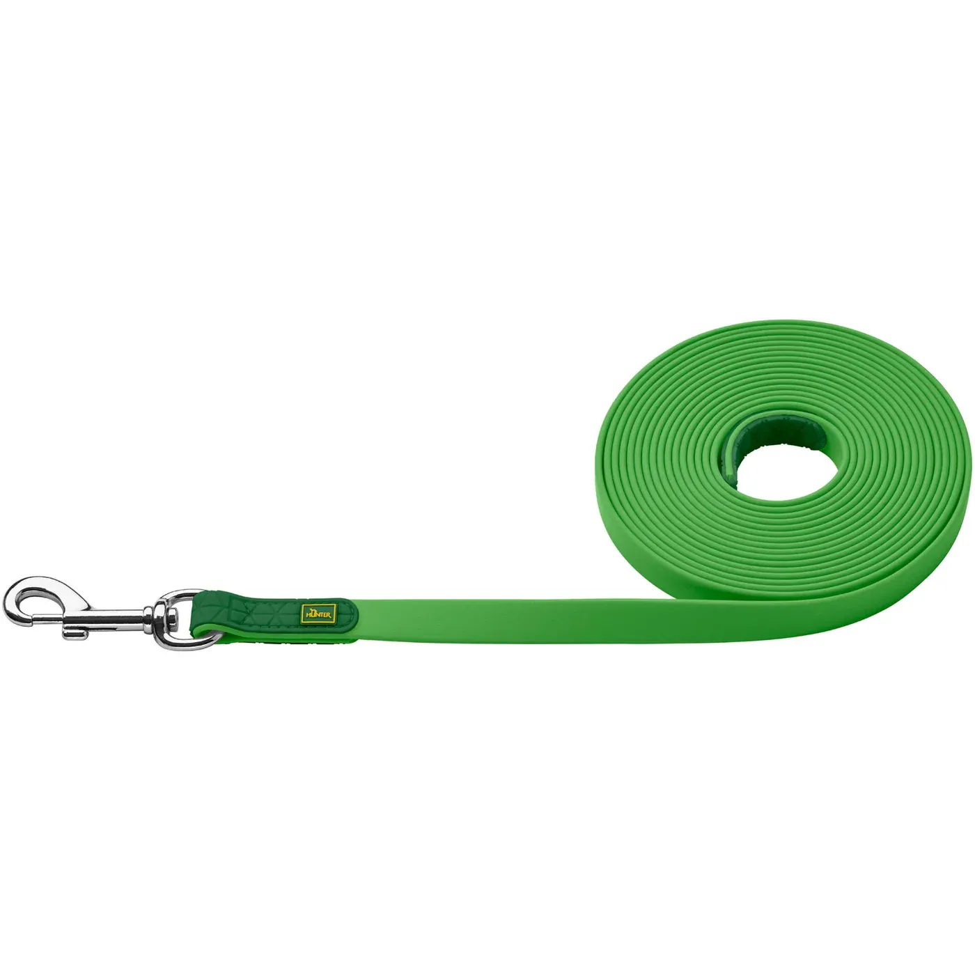 Hunter sleeplijn (Appelgroen) 5 m lang en breedte 15 mm