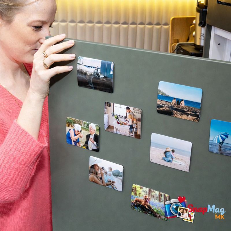 Фото магнети – сет од 9    (6,7 × 8,9 cm)