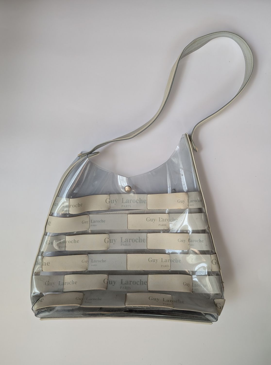 GUY LAROCHE Clear Vinyl Handbag