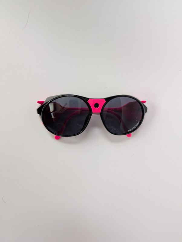 CARRERA SUNJET Early 90&#39;s Hot Pink/Black Plastic Sunglasses