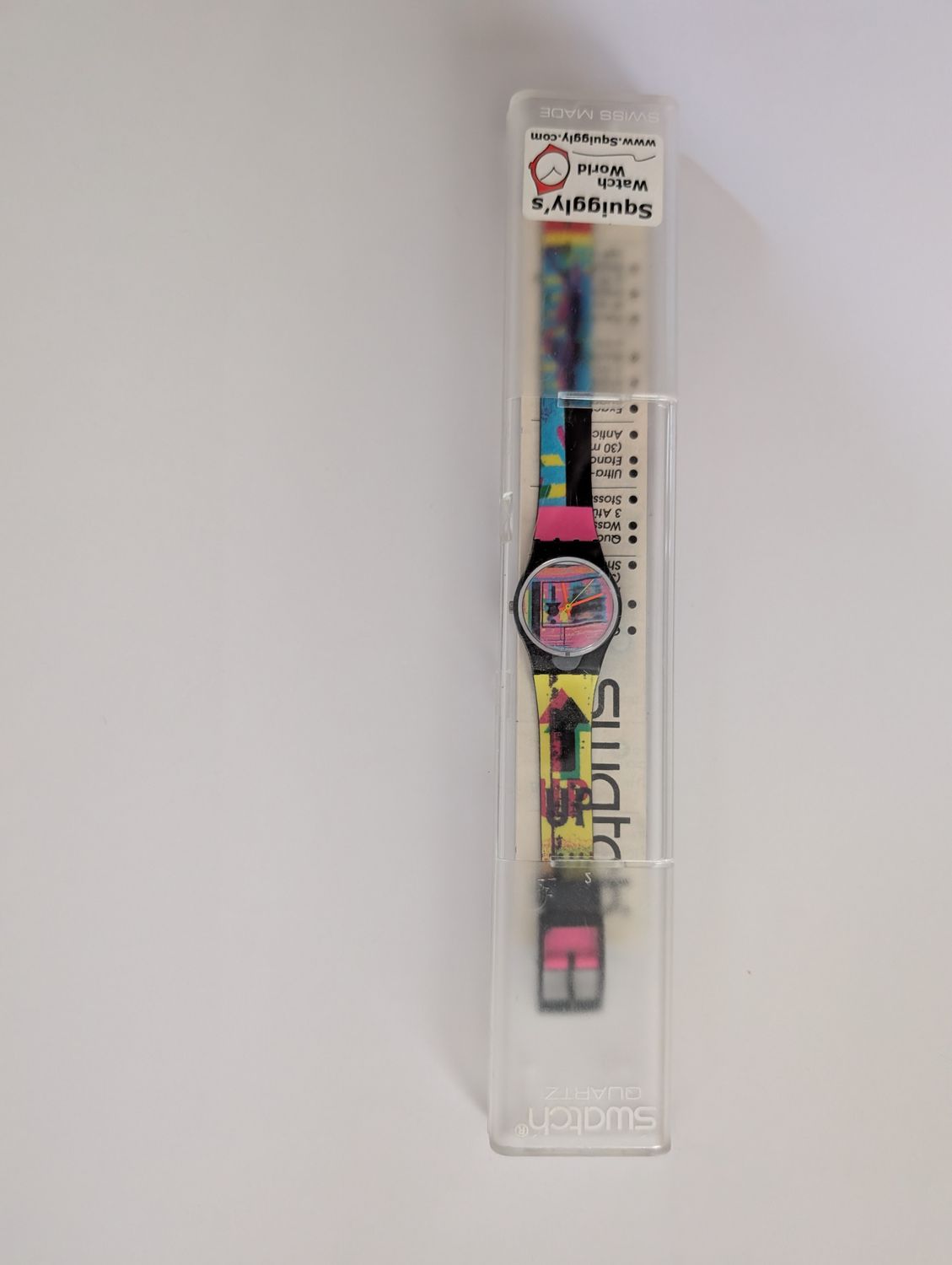 SWATCH WATCH Deadstock Neon Watch