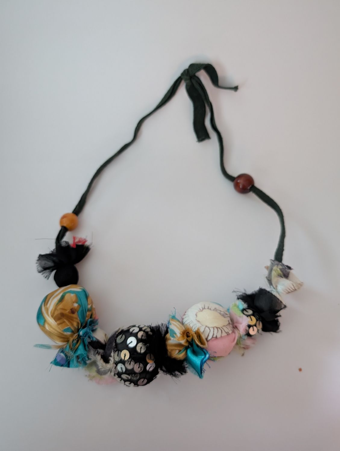 UNBRANDED Wrapped Balls Necklace