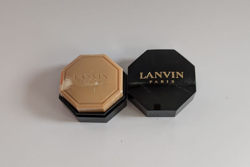 LANVIN 1980s Deadstock Soap and Dish Set