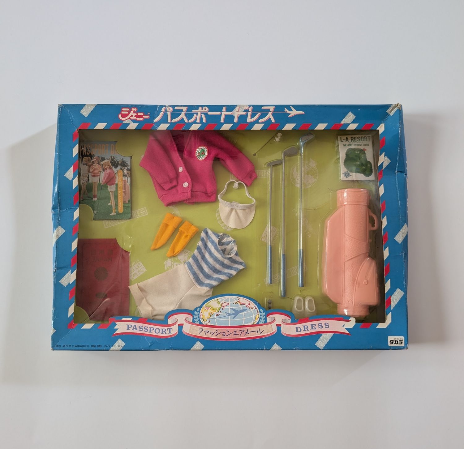 TAKARA JENNY Early 1990s Deadstock Boxed Golf Fashion Set