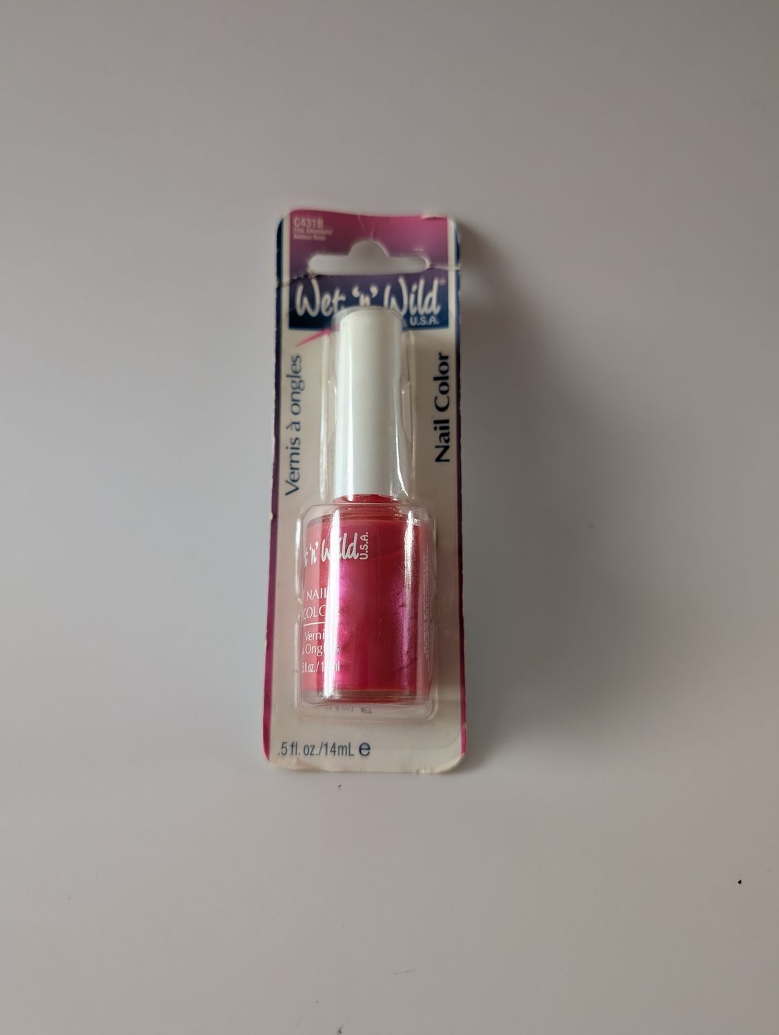 WET N WILD 1990s Deadstock Nail Polish Pink Adventure