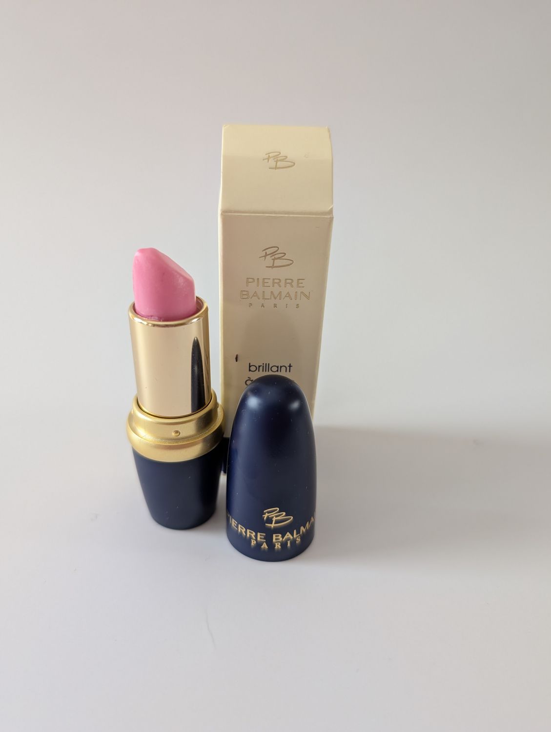 PIERRE BALMAIN 1990s Deadstock Boxed Pink Lip Gloss Color 9CI