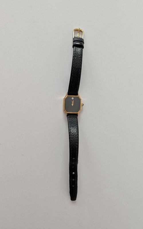 PULSAR 1980s Ladies Black Watch