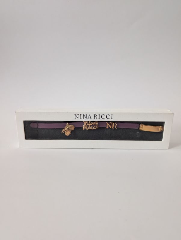 NINA RICCI Deadstock  Boxed Purple Jelly Bracelet