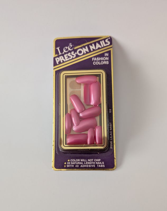 LEE Deadstock Press-On Nails Pink Lilac Mist