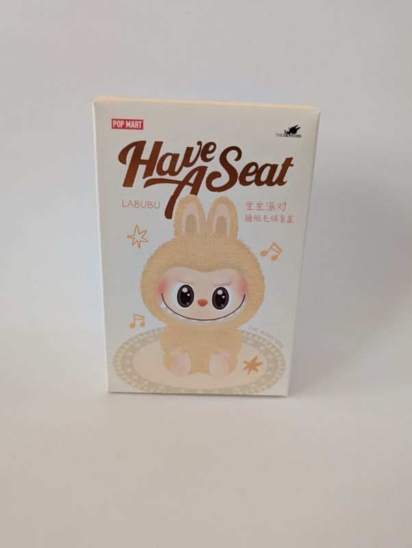 POPMART Have A Seat Labubu Blind Box Plush Keychain