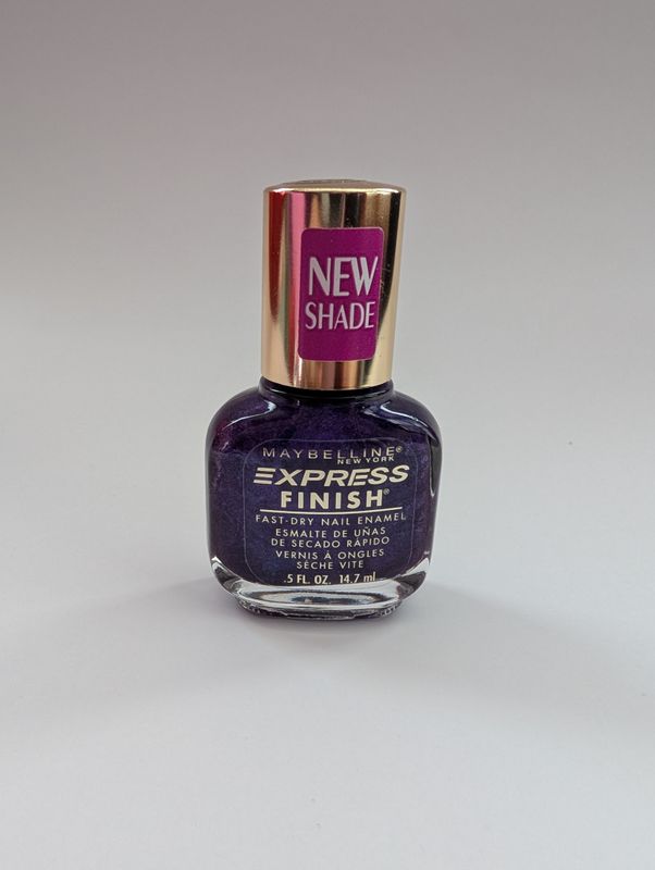 MAYBELLINE Express Finish Nail Polish Pow Plum