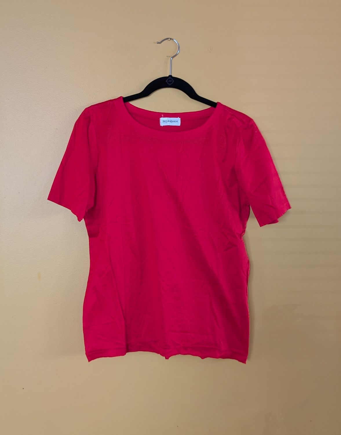 YSL Deadstock Red Short Sleeve T-Shirt Sz S/M