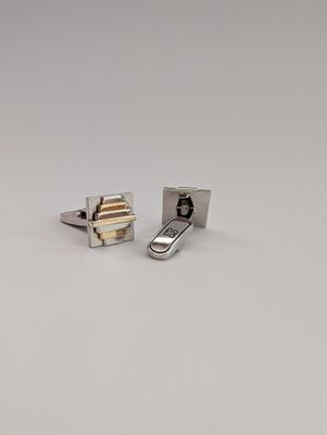 GIVENCHY Two-Tone Cuff links