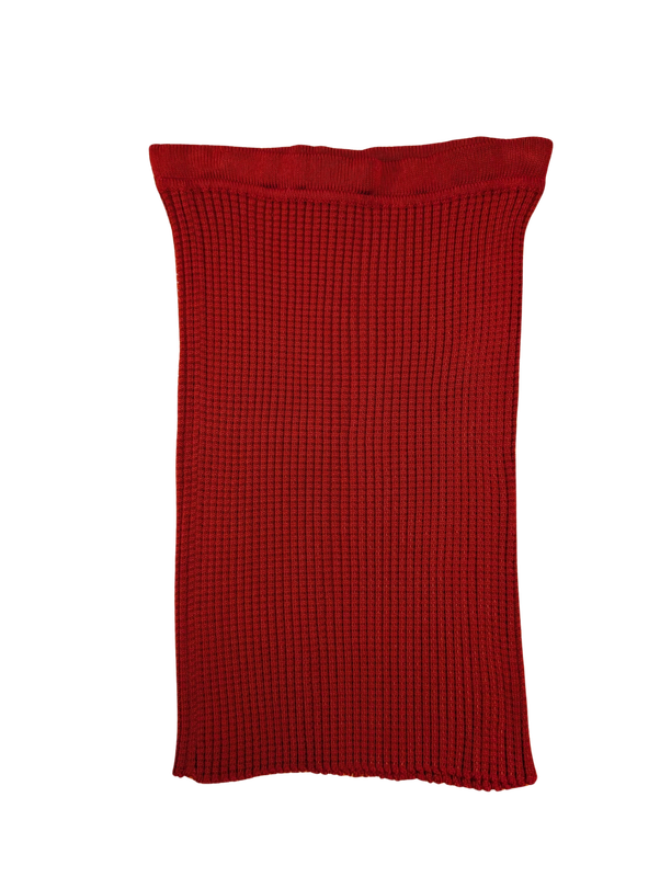 KARL LAGERFELD 1980s Red Sweater Tube Skirt SZ 38
