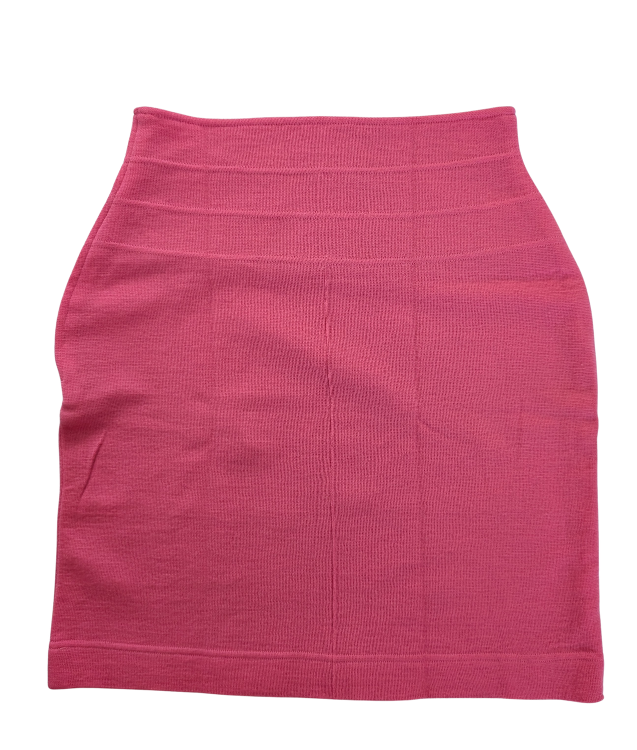 CLAUDE MONTANA Bubble Gum Pink Knit Mini Skirt SZ 2/4