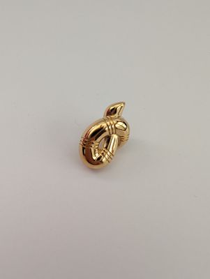 GIVENCHY Signed Single Pierced Earring (WRAPPED KNOT)