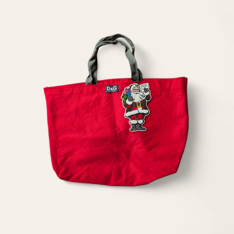 D&amp;G Deadstock Christmas Tote Bag