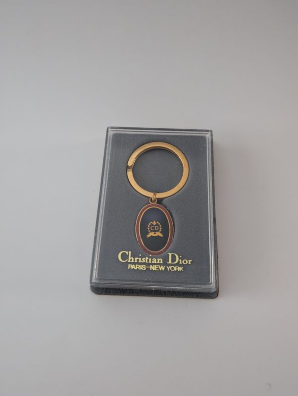 CHRISTIAN DIOR Deadstock 1980s Boxed Key Ring