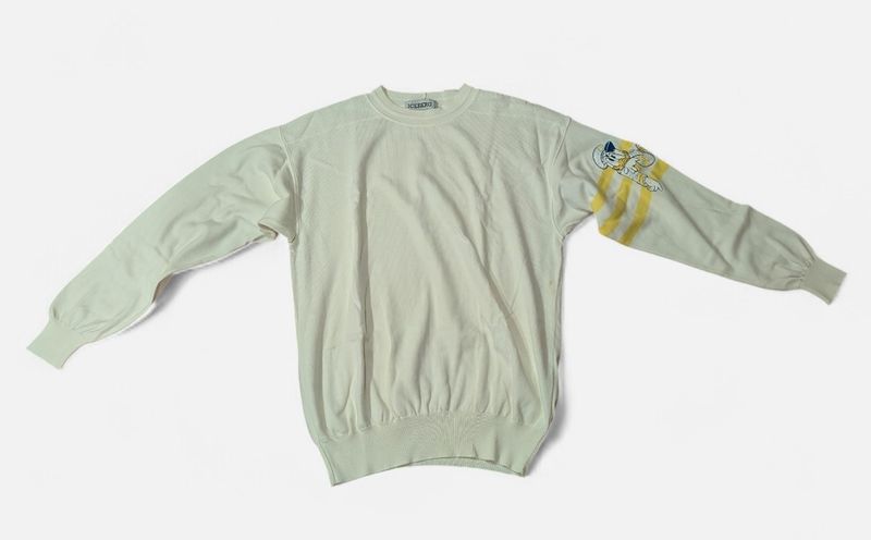 ICEBERG Men's Donald Duck Ivory Sweater Top SZ L
