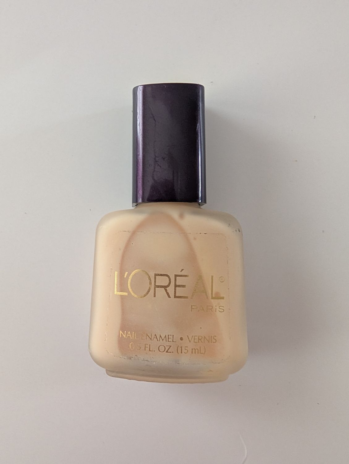 LOREAL Late 90s-Early 2000s Nail Polish- 240 SHEER IVORIE