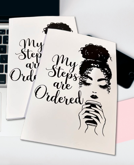 My Steps Are Ordered | Motivational Notebook (Paperback)
