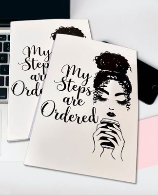 My Steps Are Ordered Notebook – Plan, Pray, &amp; Purposefully Move Forward