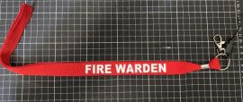 Lanyard RED  - WARDEN