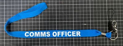 Lanyard BLUE  - COMMS OFFICER