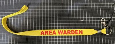 Lanyard YELLOW - FLOOR WARDEN