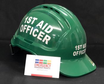 Warden Helmet - First Aid  / 1st Aid