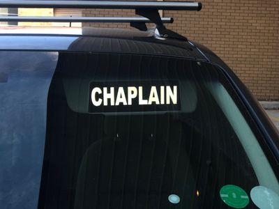 Univisor Chaplain Vehicle ID Plates