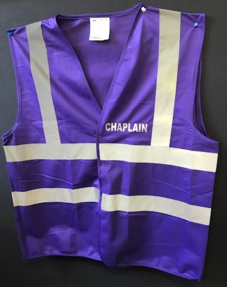 Safety Vest - CHAPLAIN Purple High Visibility