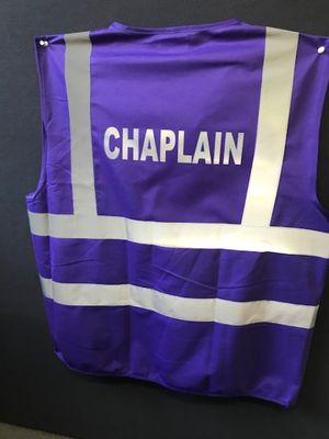 Safety Vest - CHAPLAIN Purple High Visibility