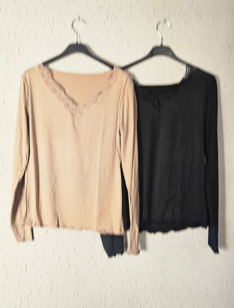 Camisetas lenceras manga larga