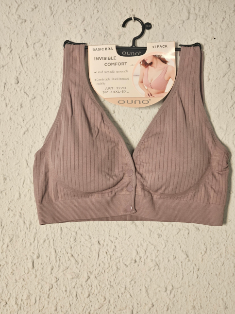 Sujetador abrochado por delante con botones