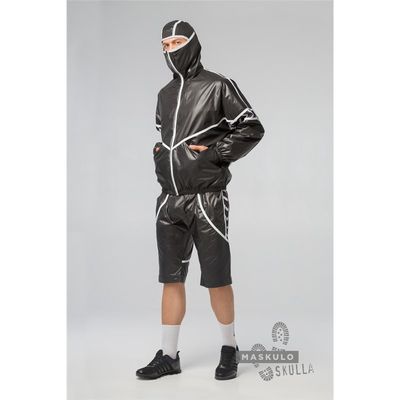 MASKULO - Men�s Fetish Windbreaker Jacket White - XL