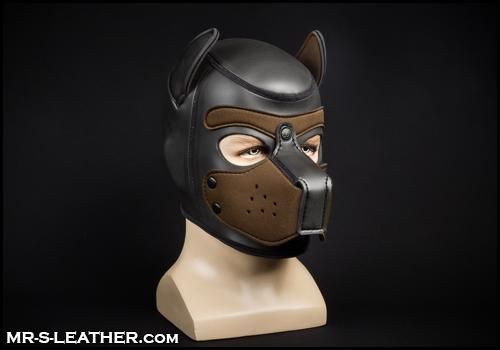 Mr-S Neoprene Puppy Hood: Brown