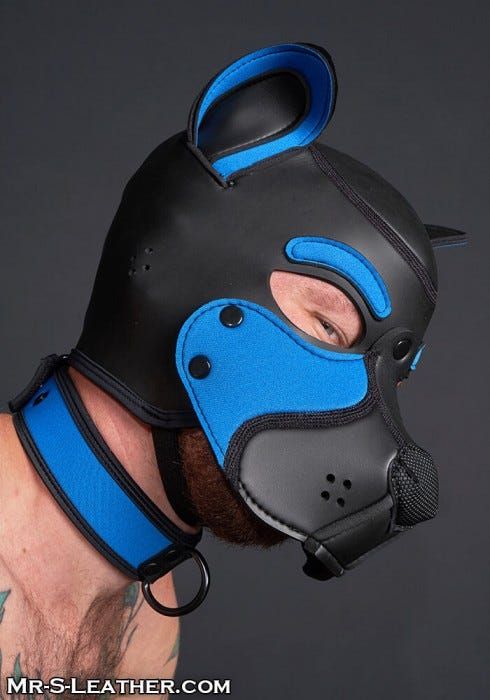 Neoprene Frisky Pup Hood - Cobalt